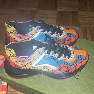 Gucci rhyton multi color sneakers